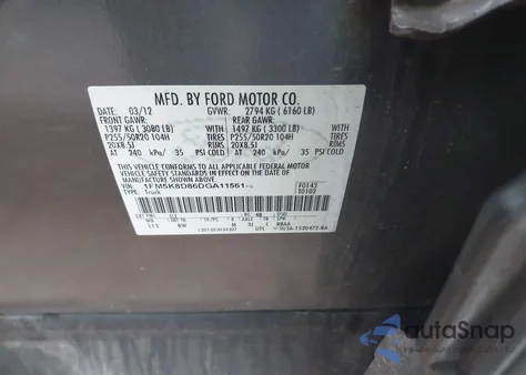 2013 Ford Explorer Xlt z USA, uszkodzony, nr VIN 1FM5K8D86DGA11561